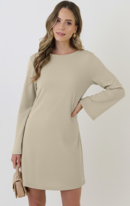 Longsleeve-Jurk-Open-Rug-Beige-6-2