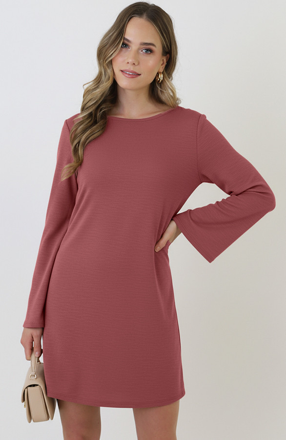Longsleeve-Jurk-Open-Rug-Dust-Roze-10