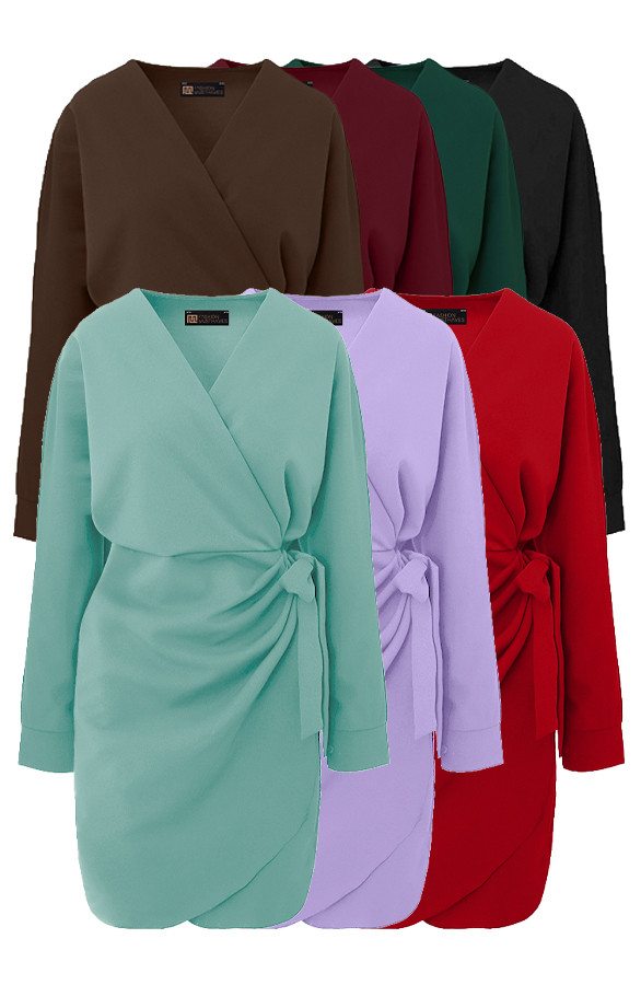 Musthave-Deal-Scuba-Long-Sleeve-Jurken