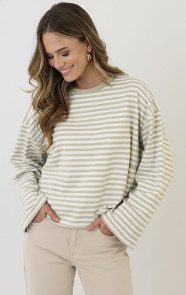 Oversized-Strepen-Top-Katoen-Beige-Off-White-6