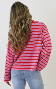 Oversized-Strepen-Top-Katoen-Tricolore-6