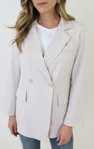 Oversized-Striped-Print-Blazer-Beige-1