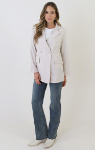 Oversized-Striped-Print-Blazer-Beige-2