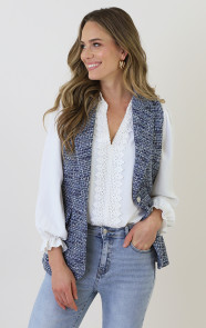 Premium-Elegant-Blazer-Tweed-Blauw-3