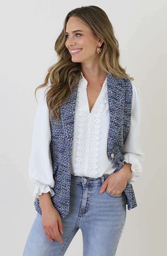 Premium-Elegant-Blazer-Tweed-Blauw-3