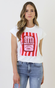 Sardines-T-shirt-Roze-Rood-3
