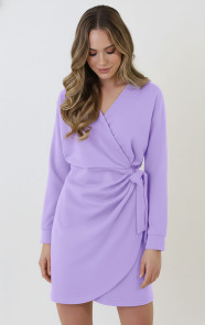 Scuba-Long-Sleeve-Jurk-Lila-3