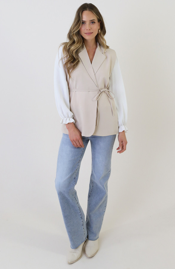 Shoulder-Detail-Wrap-Gilet-Beige-4