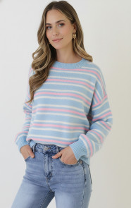 Striped-Long-Sleeve-Knit-Tricolore-Baby-Blue-1