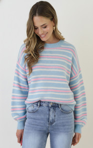 Striped-Long-Sleeve-Knit-Tricolore-Baby-Blue-3