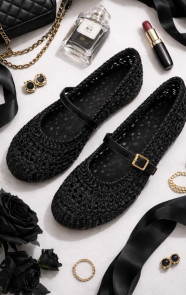 Woven-Flats-Black-1
