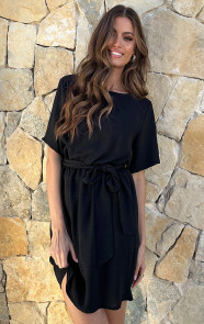 Boothals-Loose-Fit-Jurk-Zwart-5