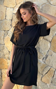 Boothals-Loose-Fit-Jurk-Zwart-6