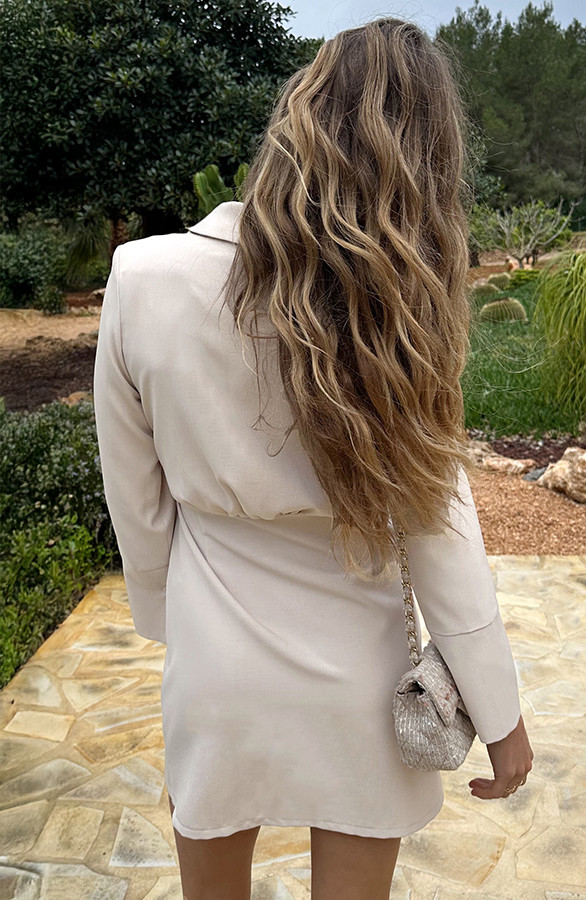 Classic-Elegant-Blazer-Dress-Beige-7