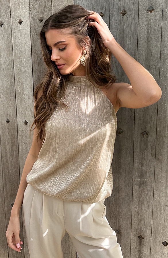 Elegance-Halter-Top-Lurex-Goud-1