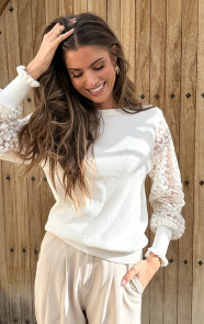 Embroidery-Sleeve-Soft-Trui-Ecru-5