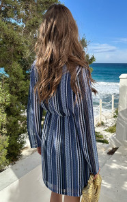 Gehaakte-V-hals-Jurk-Limited-Blauw-2