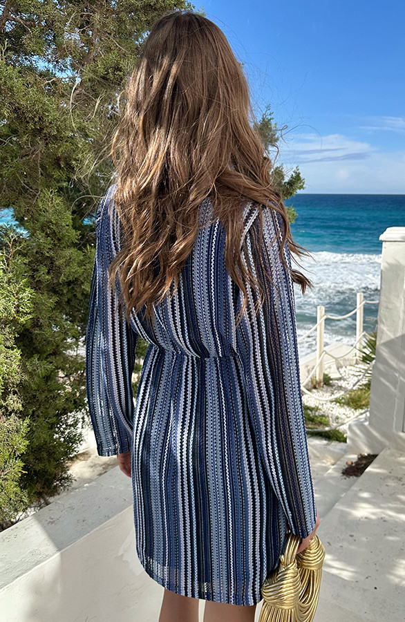 Gehaakte-V-hals-Jurk-Limited-Blauw-2