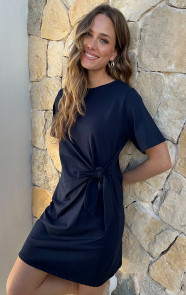 Knotted-T-shirt-Dress-Marine-4