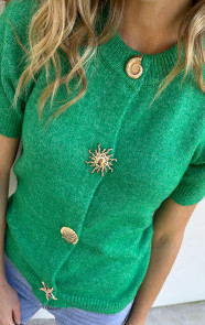 Luxe-Cardigan-Gouden-Knopen-Groen-68-2