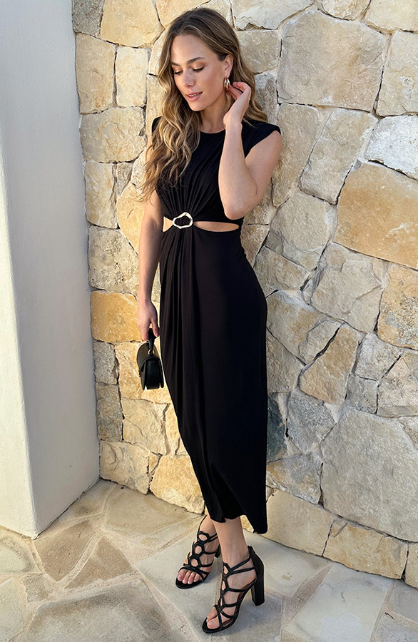Luxury-Cut-Out-Jurk-Zwart-2