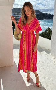 Maxi-Jurk-Mousseline-Neon-Multicolor-6
