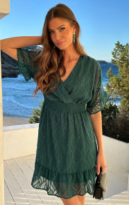 Noa-Premium-Ruffle-Jurk-Smaragd-2