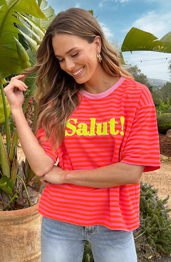 Oversized-Salut-T-shirt-Oranje-Roze-6