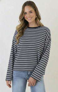 Oversized-Strepen-Top-Katoen-Double-Black-88-4