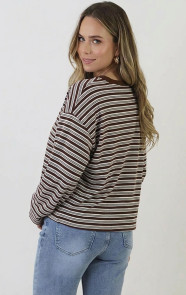 Oversized-Strepen-Top-Katoen-Double-Choco-88-2