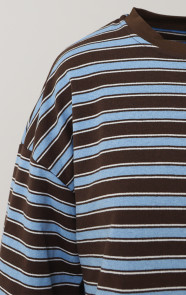 Oversized-Strepen-Top-Katoen-Tricolore-Choco-1