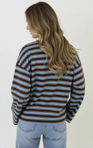 Oversized-Strepen-Top-Katoen-Tricolore-Choco-88-3