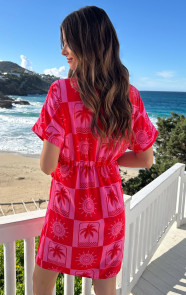 Premium-Wrap-Jurk-Paradise-Pink-7