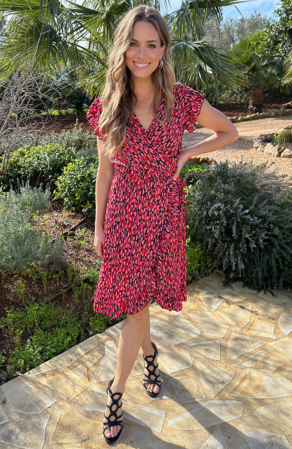 Print-Jurk-Midi-Zwart-Roze-5