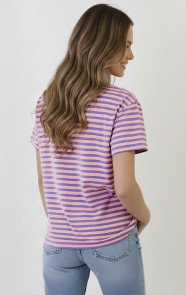 Strepen-T-Shirt-Katoen-Lila-Roze-6
