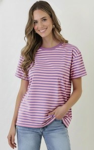 Strepen-T-Shirt-Katoen-Lila-Roze-6-3