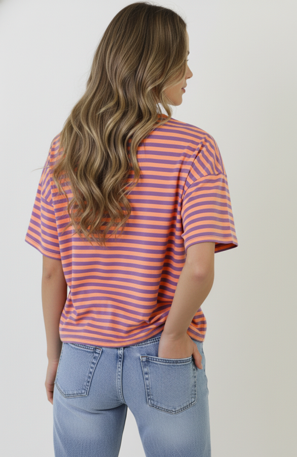 Strepen-t-shirt-katoen-lila-orange-4