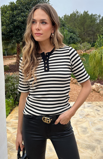 Ultimatives Stretch-Top Schwarz