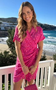 Wrap-Jurk-Print-Fuchsia-Pink-12