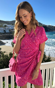Wrap-Jurk-Print-Fuchsia-Pink-9