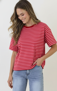 strepen-t-shirt-katoen-fuchsia-roze-2