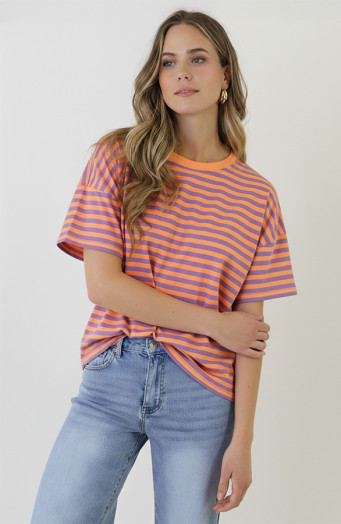 strepen-t-shirt-katoen-lila-orange-oversized-1