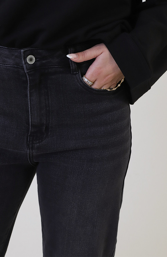 Barrel-jeans-stretch-washed-black-1