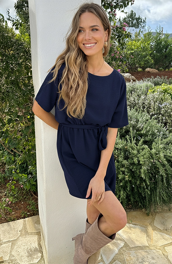 Boothals-Loose-Fit-Jurk-Marine-5