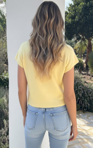 Cardigan-Short-Sleeve-Butter-Yellow-2