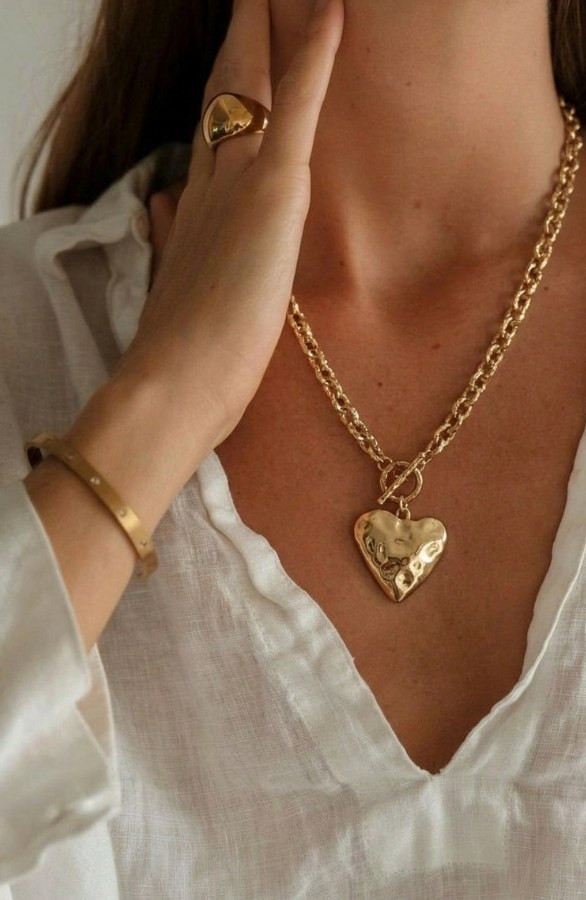 Chain-Heart-Ketting-Goud
