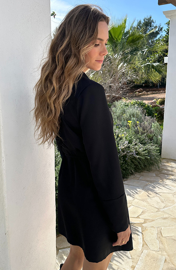 Classic-Elegant-Blazer-Dress-Zwart-1