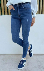 Damaged-Stretch-Skinny-Jeans-Dark-Blue-FMH-226