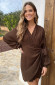 Elegant-V-Hals-Jurk-Choco-5