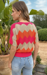 Gehaakte-Trui-Zigzag-Fuchsia-Oranje-66-5